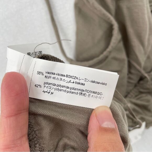 ~Zara Women's Cropped Halter Top NWT M - Picture 7 of 7